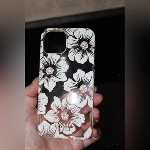 Kate Spade Clear Floral iPhone 14 Case